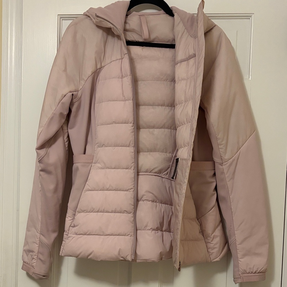 Lululemon Athletica Light Pink Puffer Jacket